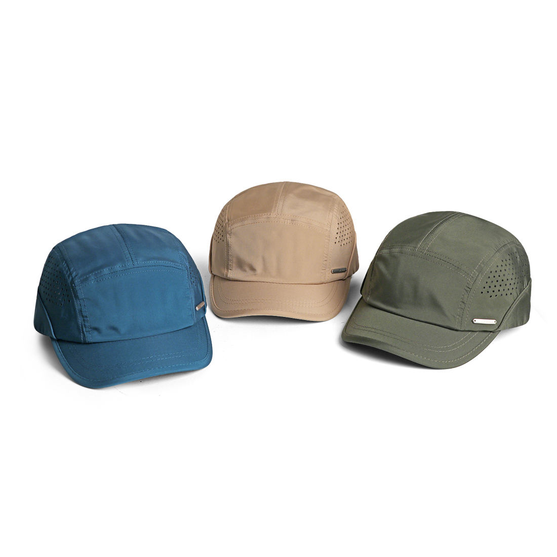Spring And Summer Lightweight Mesh Breathable Baseball Cap With Side Metal Label, Short Brim, Duckbill Style Hat, Suitable For Outdoor Commuting And Casual Wear photo 3