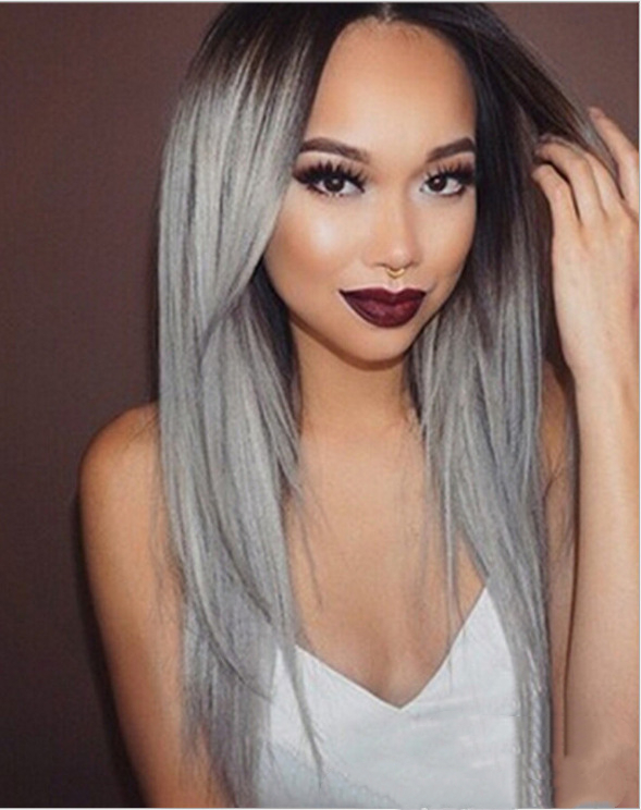 Medium And Large Scalp Dyed Gradual Long Straight Hair photo 4