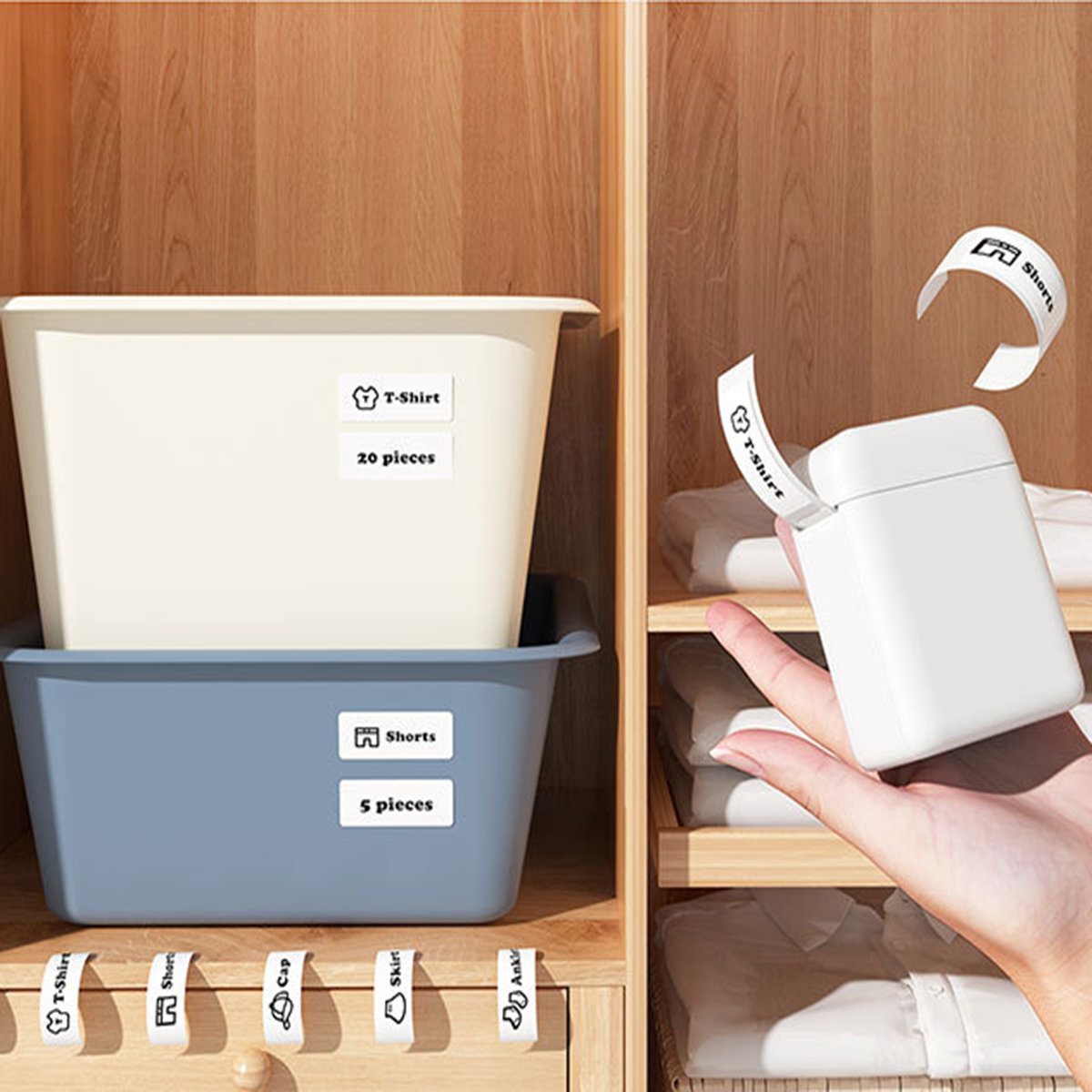L12 Bluetooth Label Maker Machine Wireless Thermal Label Printer Sticker Gift AU photo 5