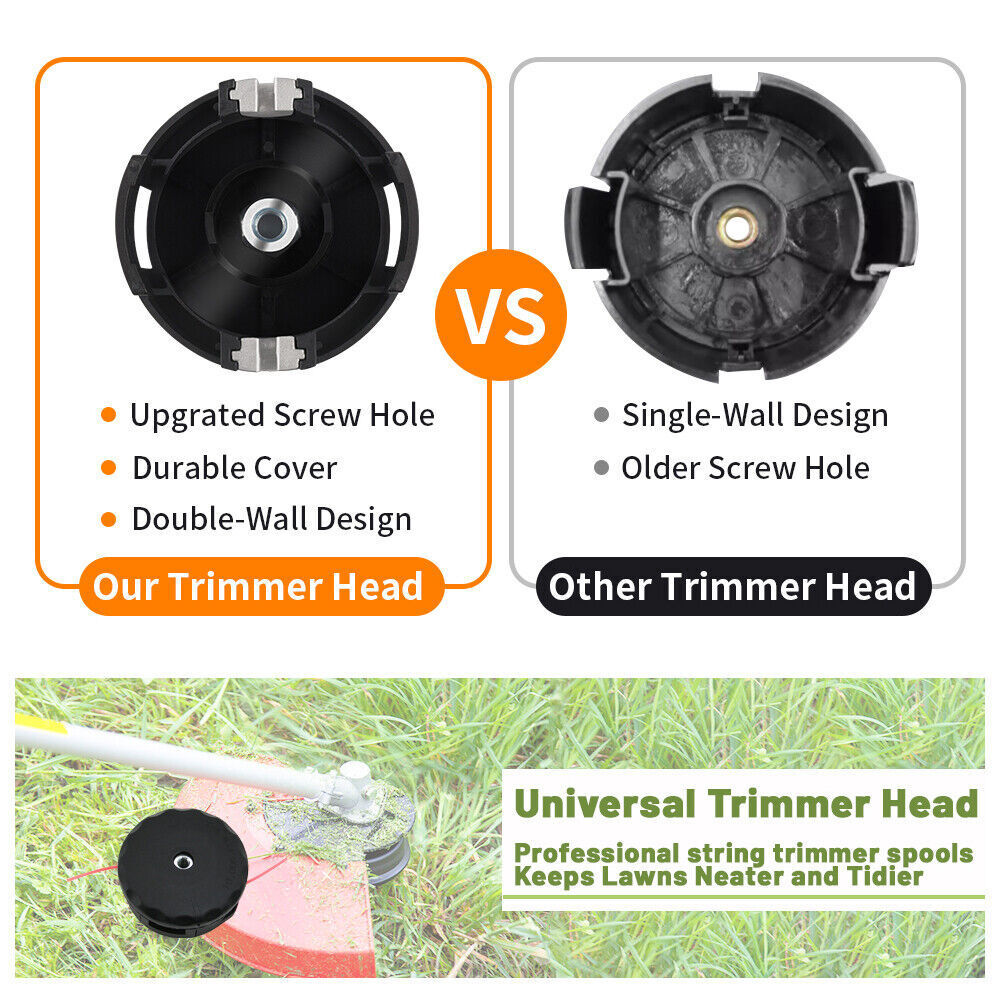 4.5in Universal Trimmer Head 450 Speed Feed Bump Straight Bent Shaft Brush Cutter photo 8