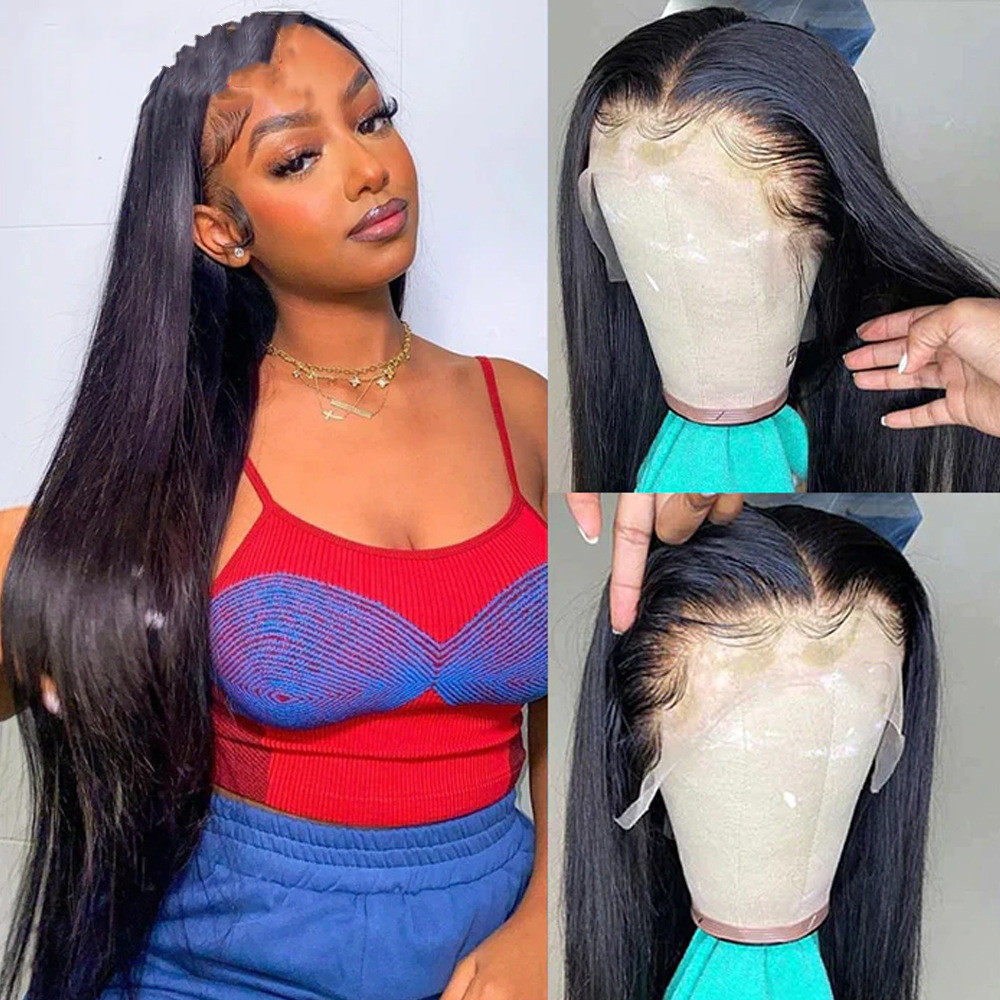 Straight Human Hair Headpiece Wig photo 1