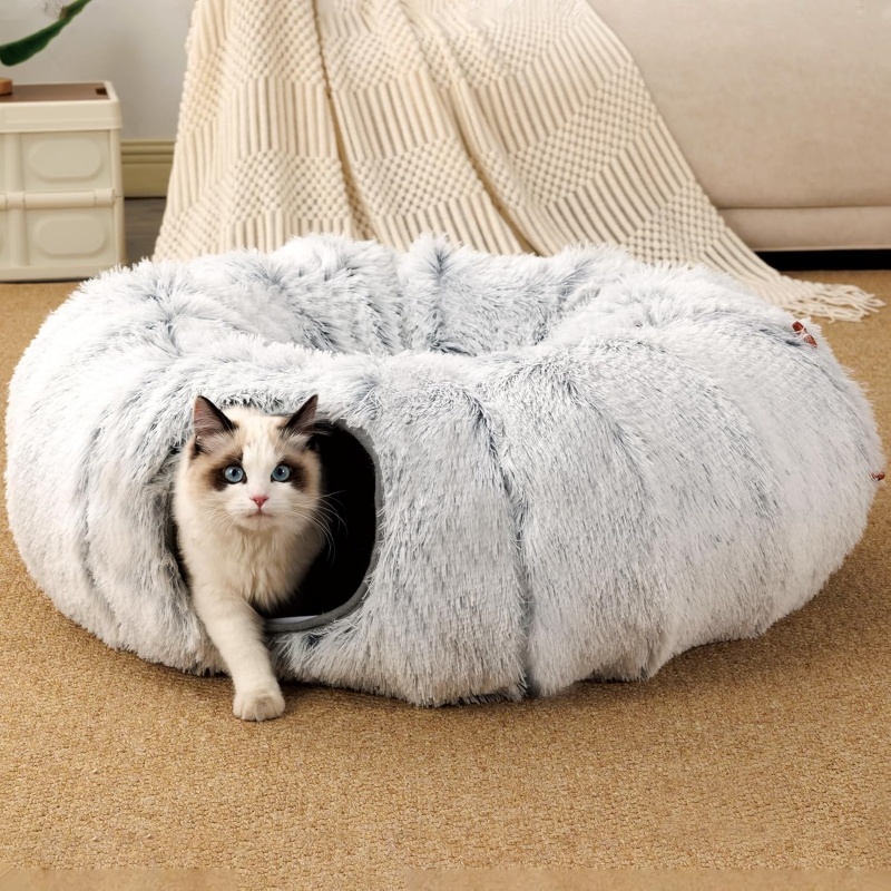 Cat Tunnel Bed Cat Nest Interactive Toy For Small Medium Large Cats Exercise photo 7