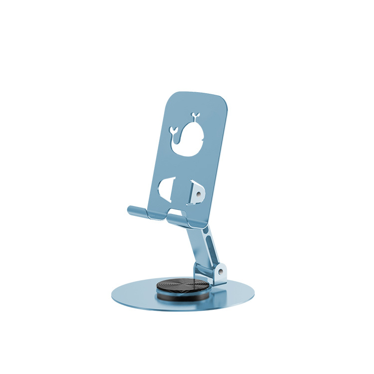 KP-934 Metal Desktop Phone Tablet Stand Adjustable Foldable Rotatable Ideal For Streaming Live Broadcasting And Filming In Stock photo 5