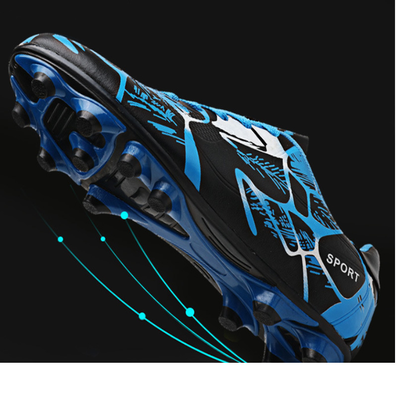 36-45 Football Shoes Sneakers Men Women,Low Top Spike Cleats Football Boots Youth Kids,Soccer Athletics Training Shoes Boys Girls,Unisex photo 6