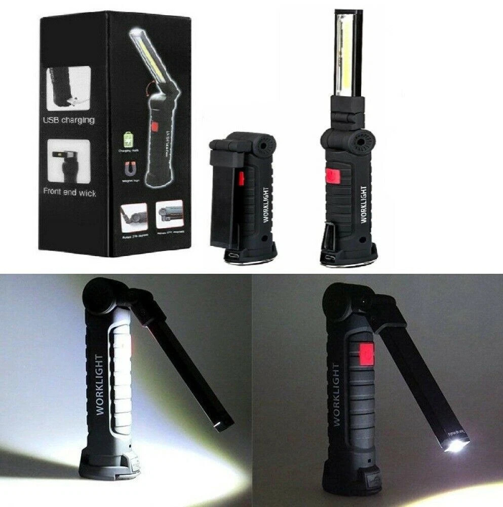 LED Flashlight 1PCS USB Rechargeable With Magnetic For Work Hand Inspection photo 6