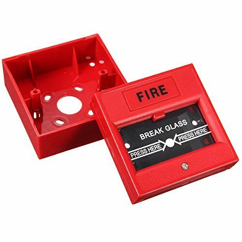 Wired Security Button Hand Breaking Glass Emergency Fire Alarm photo 4