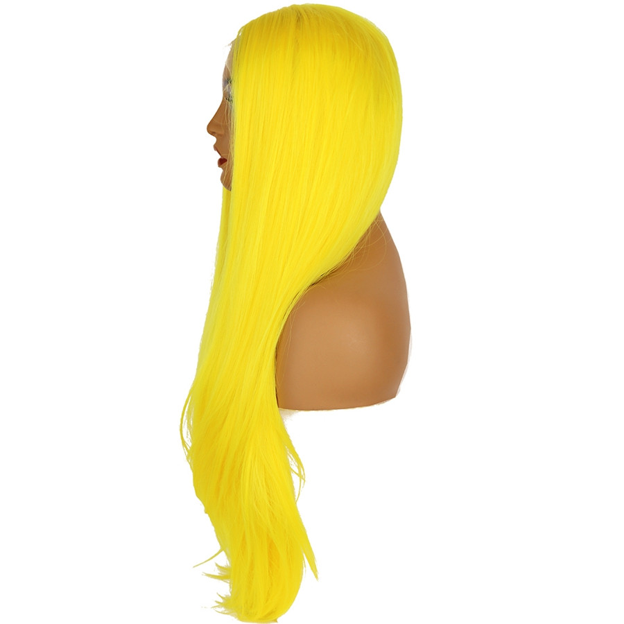 Fashion Female Yellow High Temperature Silk Headgear photo 4