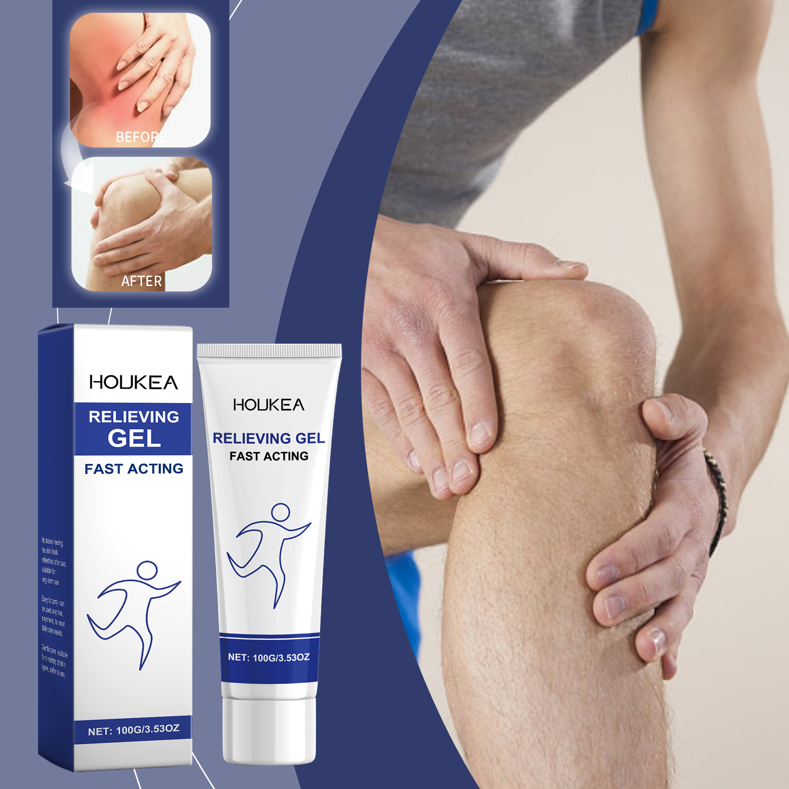 Body Joint Relaxing Gel 1 00g Box photo 6