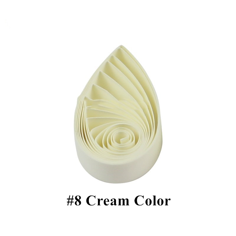 Quilled Paper Monochrome Rolled  Origami Strip Art Pure Color photo 6