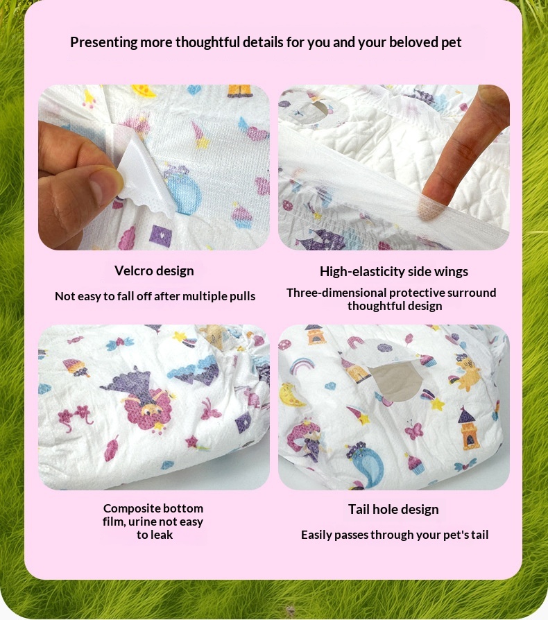 Male & Female Dog Diapers With Wetness Indicator. photo 7