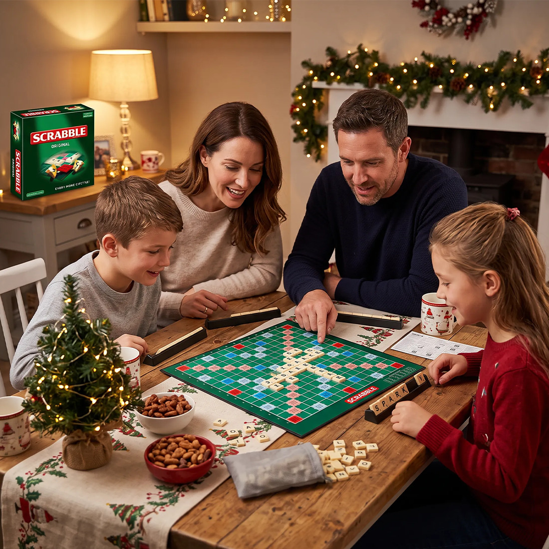 Scrabble Original Classic Board Game Toy New & Sealed Family Kids A Dult Edition photo 1