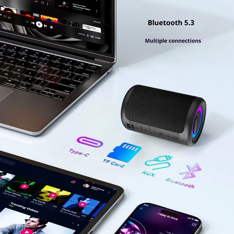 New Portable Bluetooth Speaker Small Bass Music Loud Sound Wireless Mini Speaker photo 8