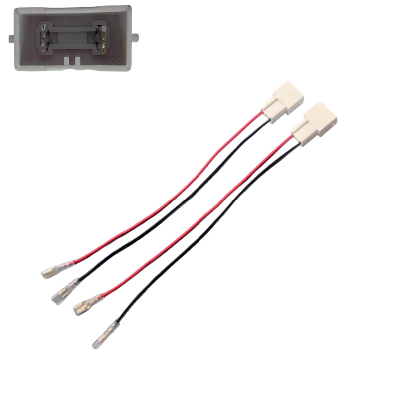 72-7800 Car Speaker Wiring Harness,4PCS Vehicle Door Speaker Harness Adapter Compatible With  Accord Civic CRV CRX Fit Insight Element Pilot Odyssey Ridgeline Acura RL TL photo 1