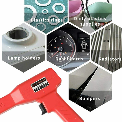 Hot Stapler Car Bumper Fender Welding Welder Gun Plastic Kit Repair With Staples photo 3