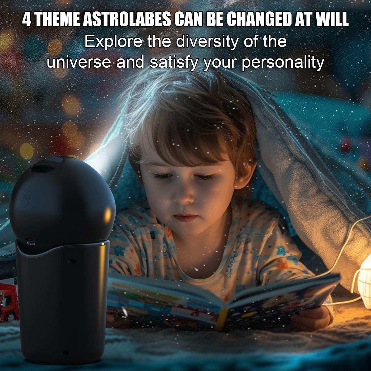 Galaxy Starry Sky Projector Night Light Rotating LED Planetarium Star Lamp UK photo 6