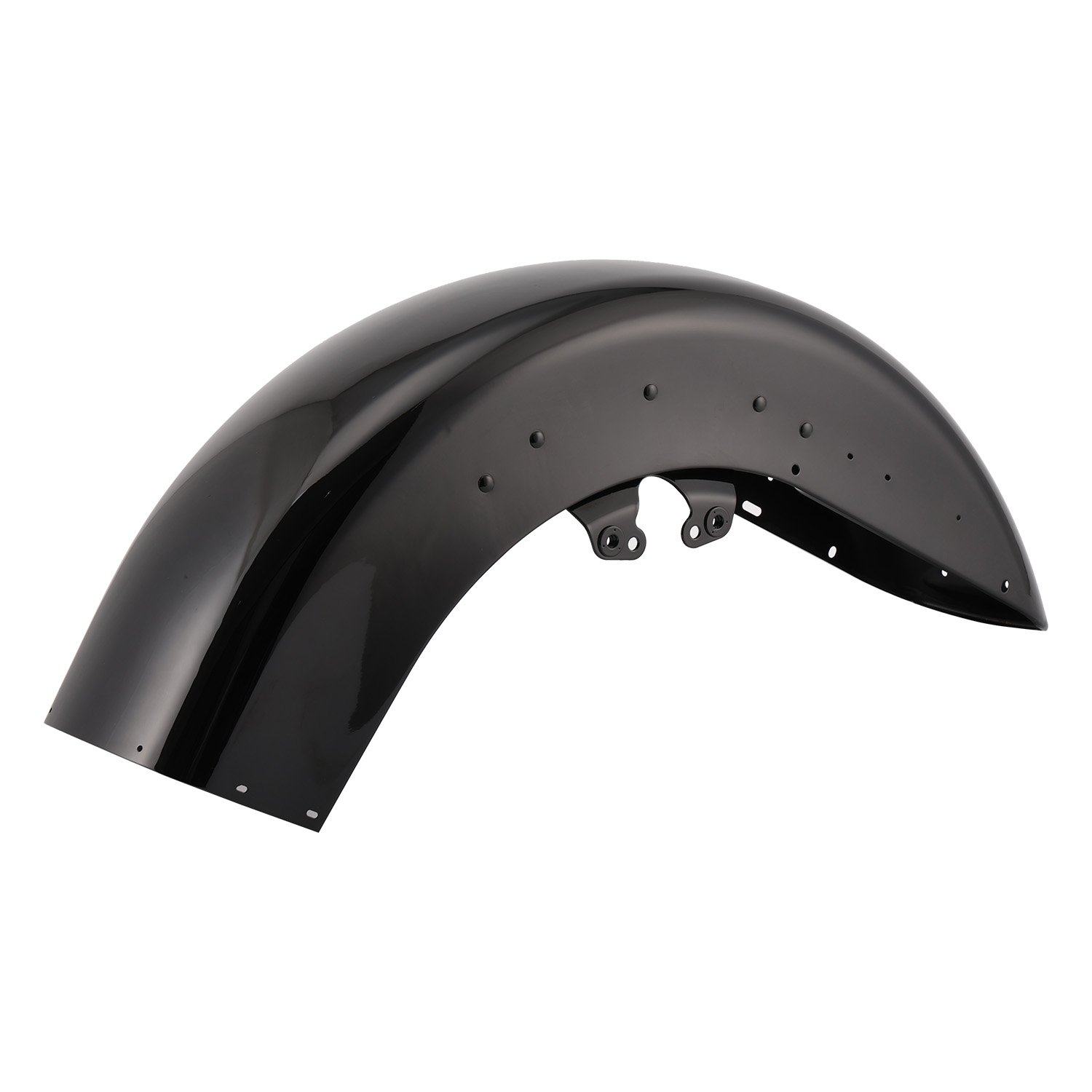 Vivid Black Front Fender Fit For Harley Touring From 2014 photo 4