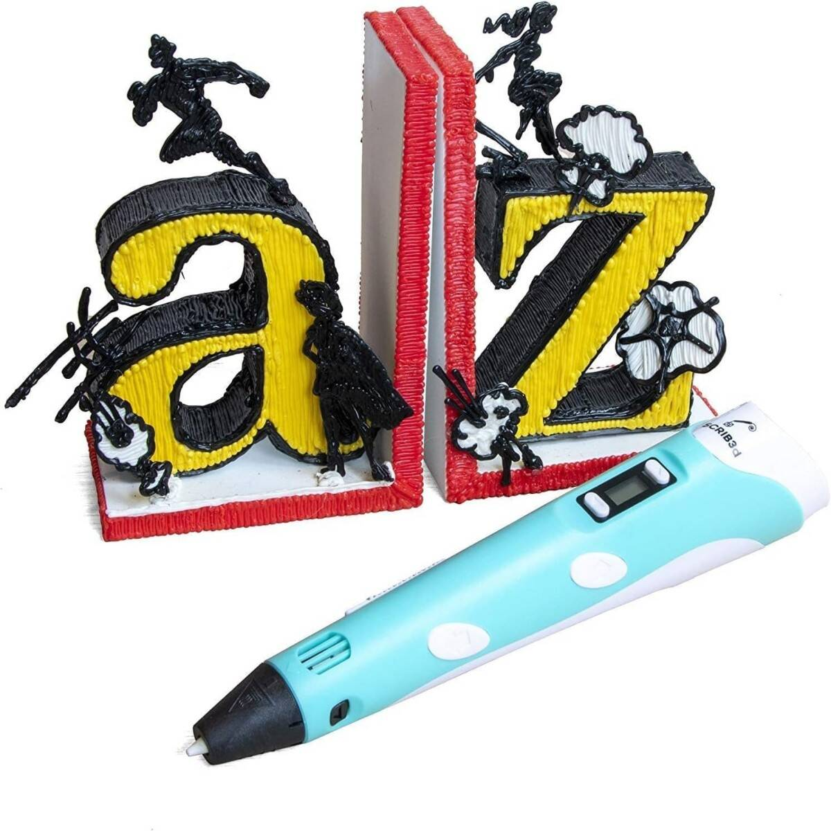 3D Pen 3D Printing Pen Kit Includes 3 Colours PLA Filament, Stencil Book - Dual 3D Printer Compatibility - Perfect For Art, Craft Kits For Adults & 3D Pens For Kids - Ceramic Nozzle & Auto-Sleep photo 6
