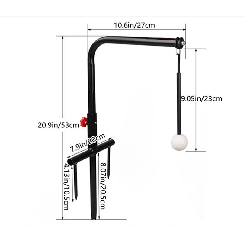 Golf Swing Trainer Aid Golf Practice Swing Groover Hitting Training Adjustable photo 6