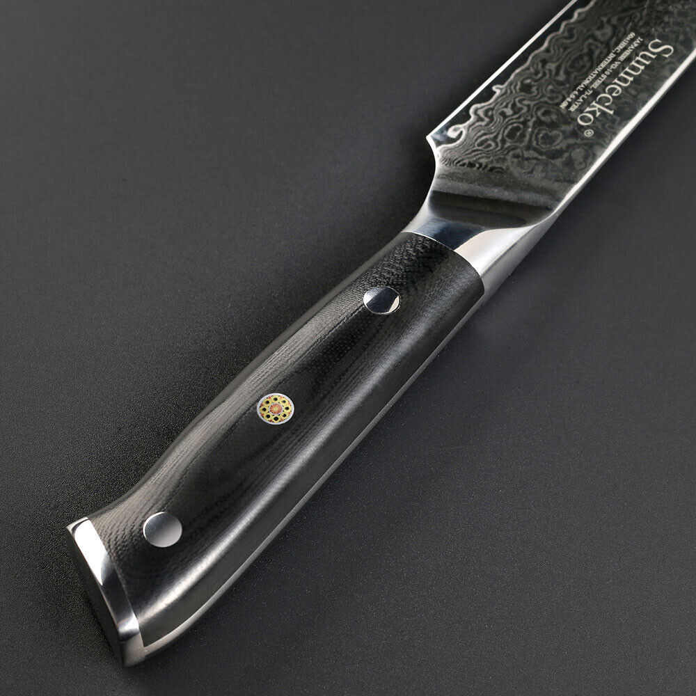 Sunnecko Carving Knife 8 Inch Sharp Meat Slicing Damascus Steel Kitchen Cleaver photo 7