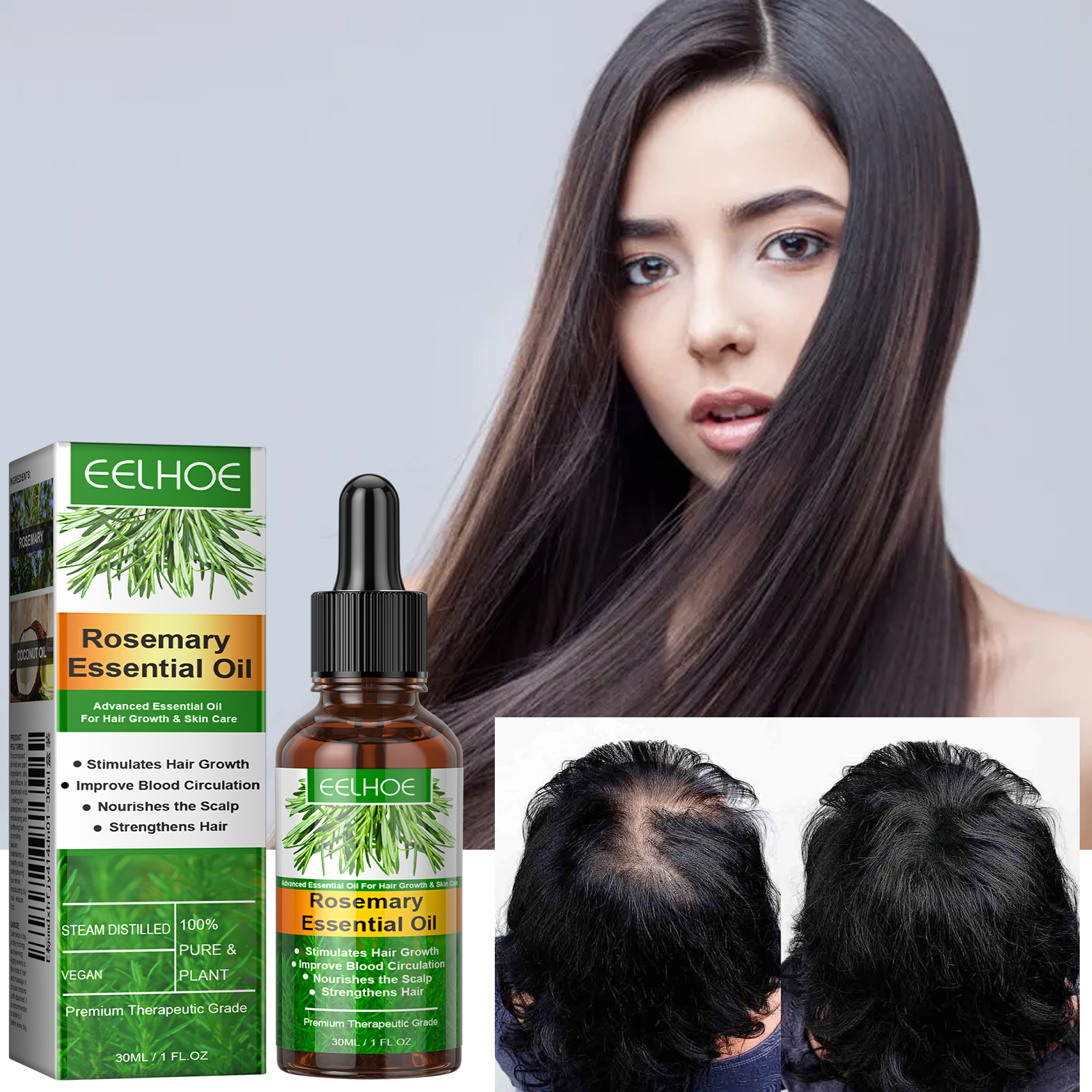 Rosemary Essential Oil 30ml 1box photo 3