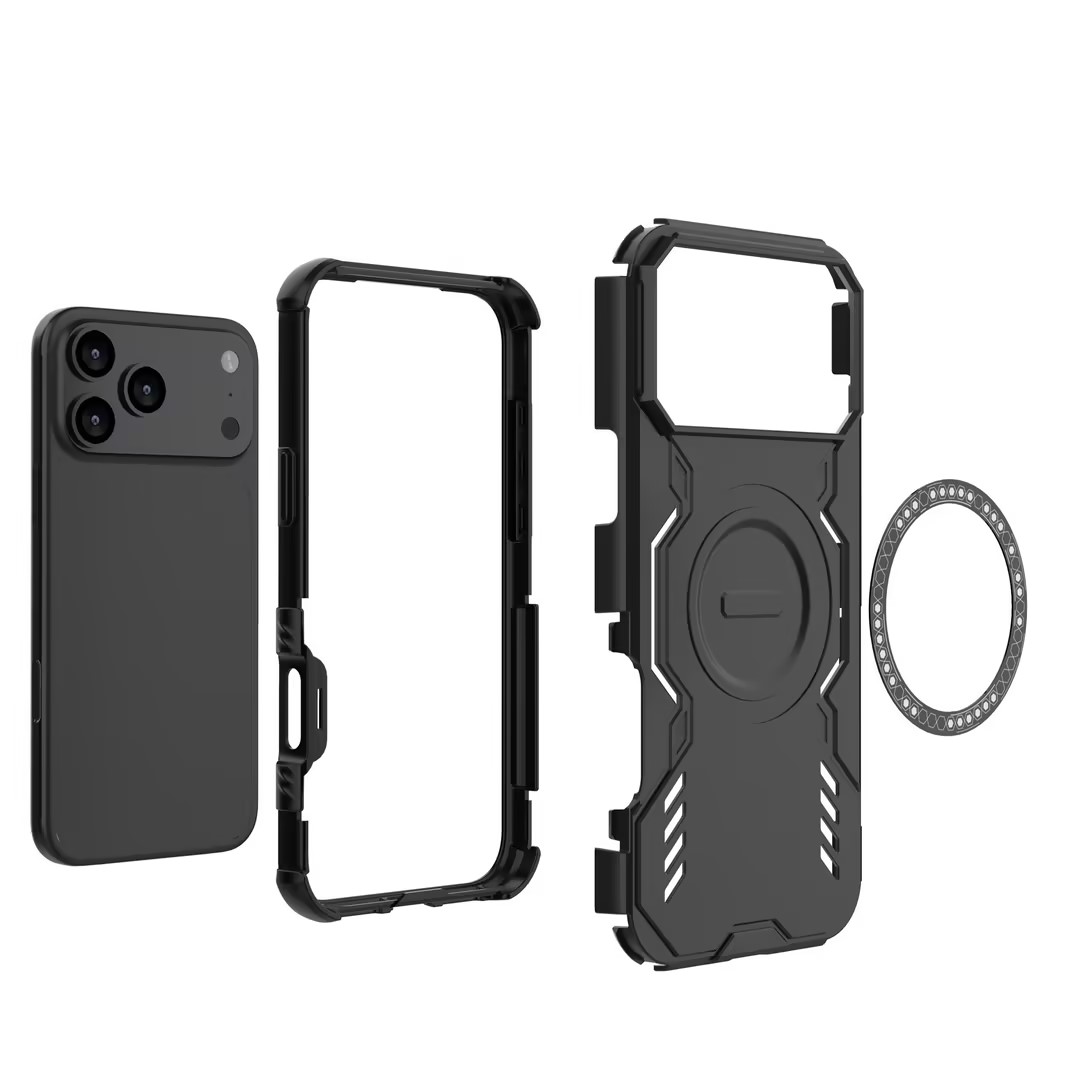 For I Phone 17 Pro Phone Case Cover Shockproof Kickstand Rugged Magnetic photo 2