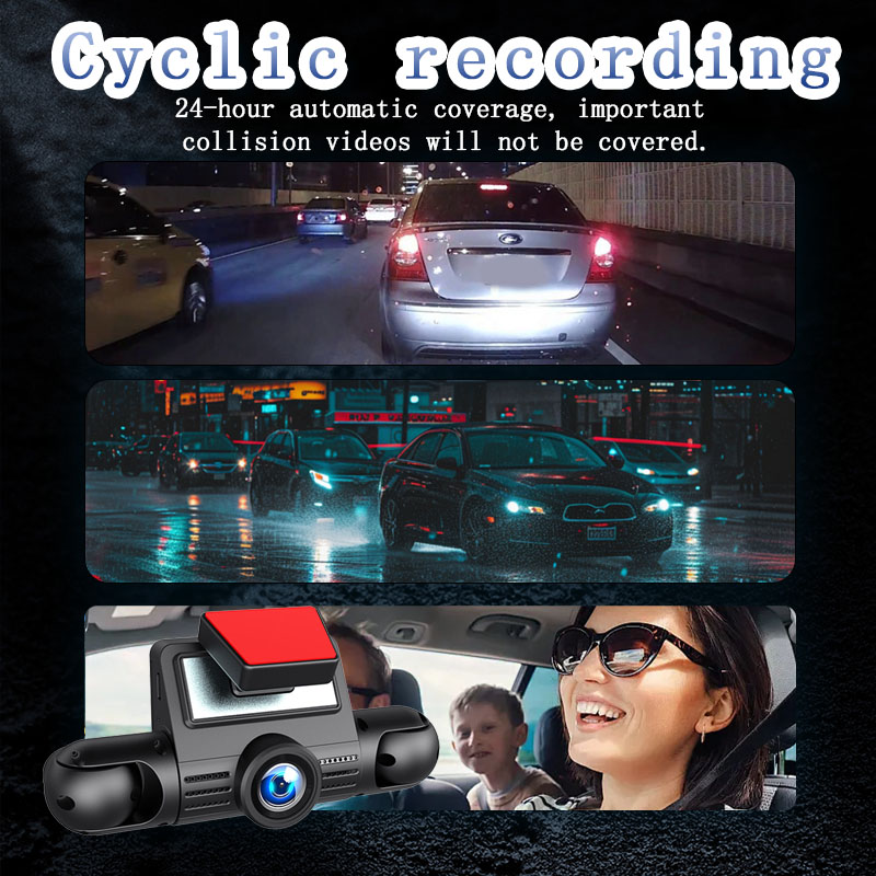 1080P High-definition Driving Recorder With Four Lenses, High-definition Night Vision, Front, Back, Left, Right Recording photo 6