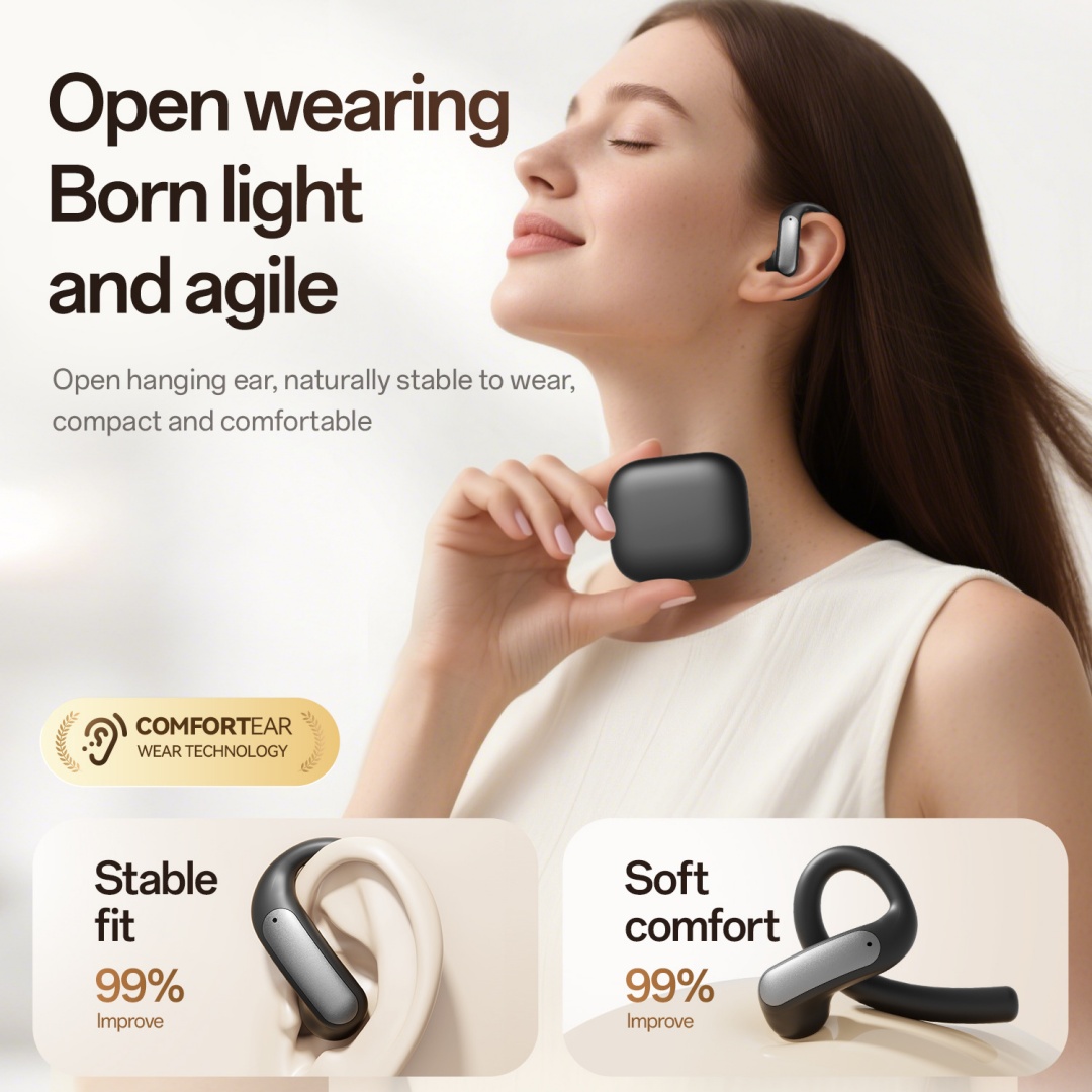 Cross Border Explosion M127 Long Range Hanging Earphone Private Model High Color Value Low Latency Wireless Bluetooth Headphones Wholesale photo 5