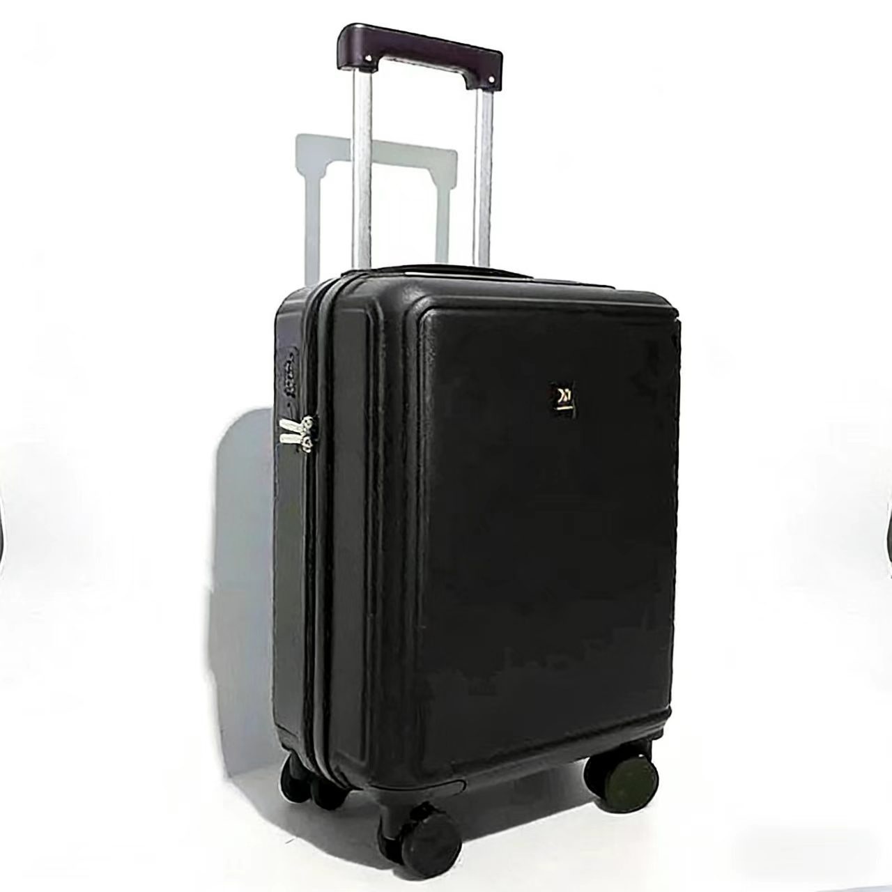 2026 New Luggage Trolley Case Student 20 Inch Lightweight Boarding Large Capacity Password Travel Leather Box Male - DY5209 Rock Dark photo 4