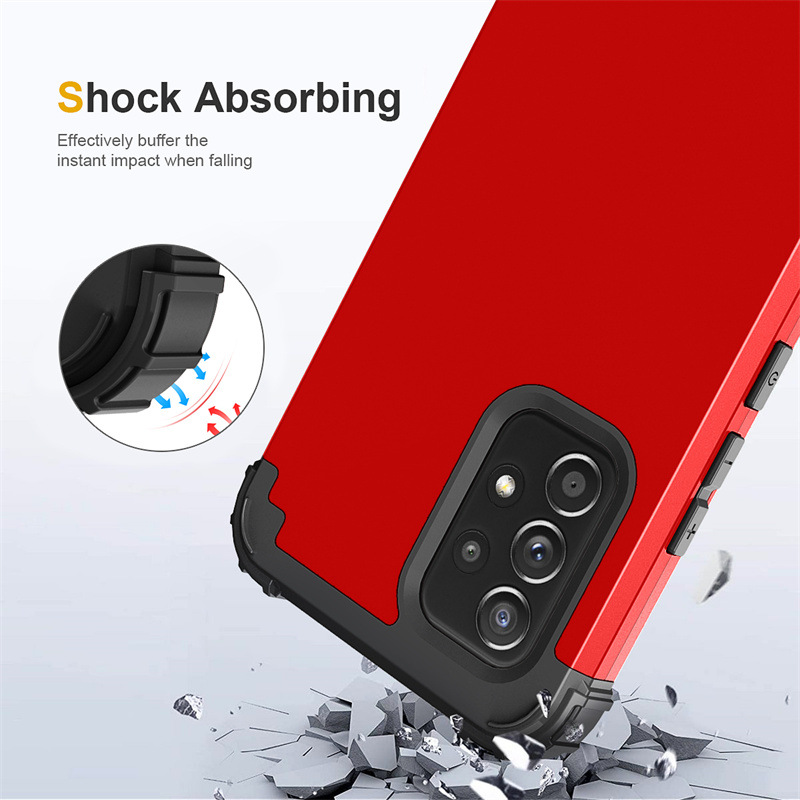 Silicone PC Three-in-one All-inclusive Drop-resistant Phone Case photo 7