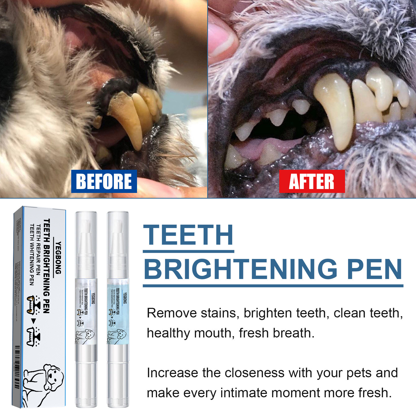 Pet Toothbrush 2pcs 1box photo 5