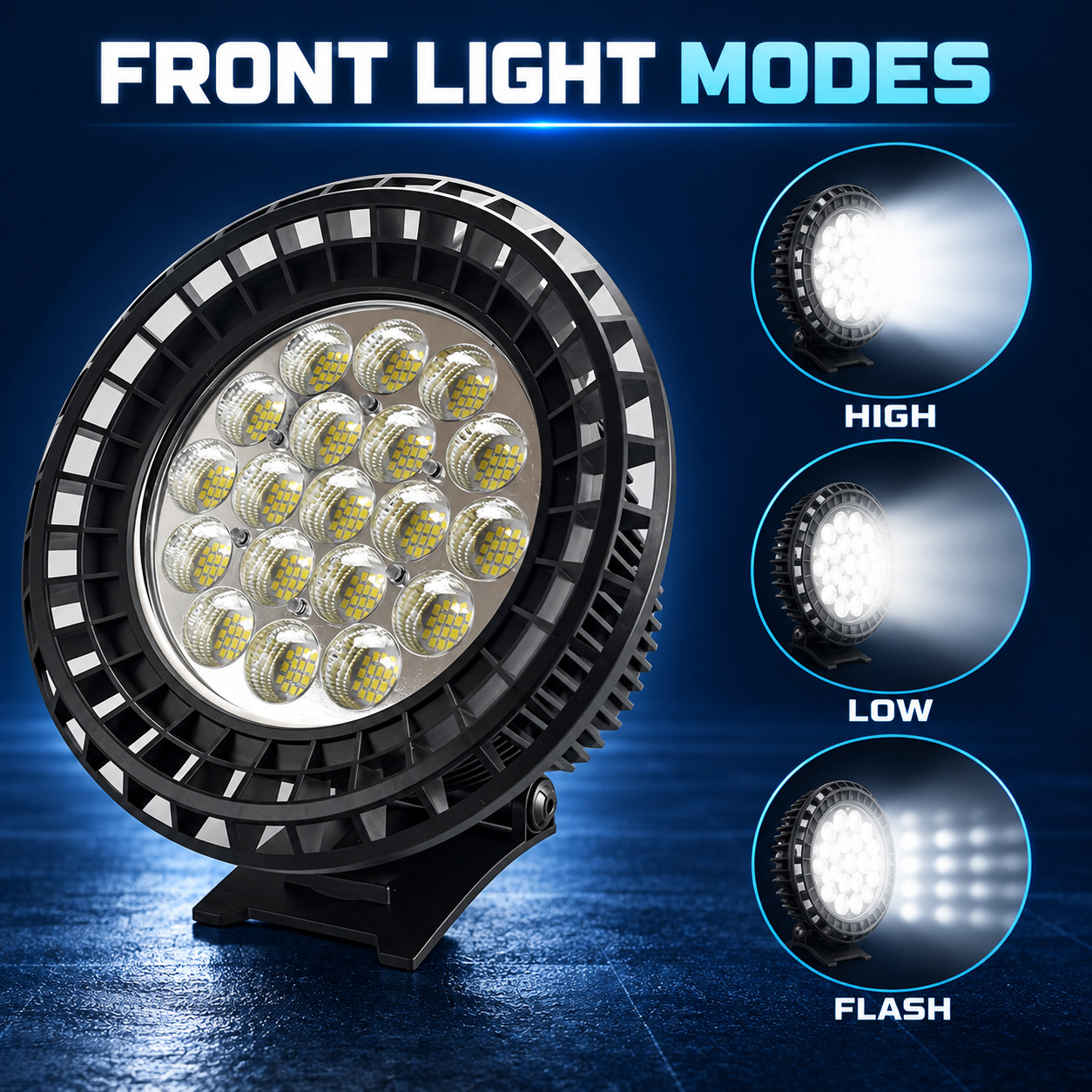 Rechargeable Battery Display LED Work Light 9000mAh For Auto W871A 22000LM SMD 2835 Flood Red photo 7