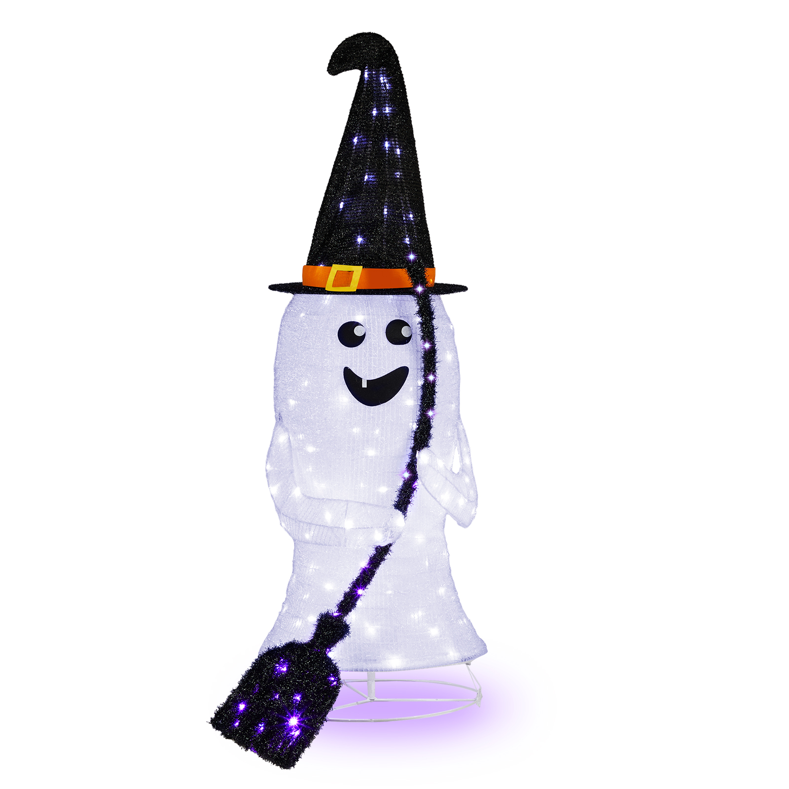 Replace 94400163 4ft  Ghost 1 00LED Lighted Outdoor Halloween Decorations photo 2