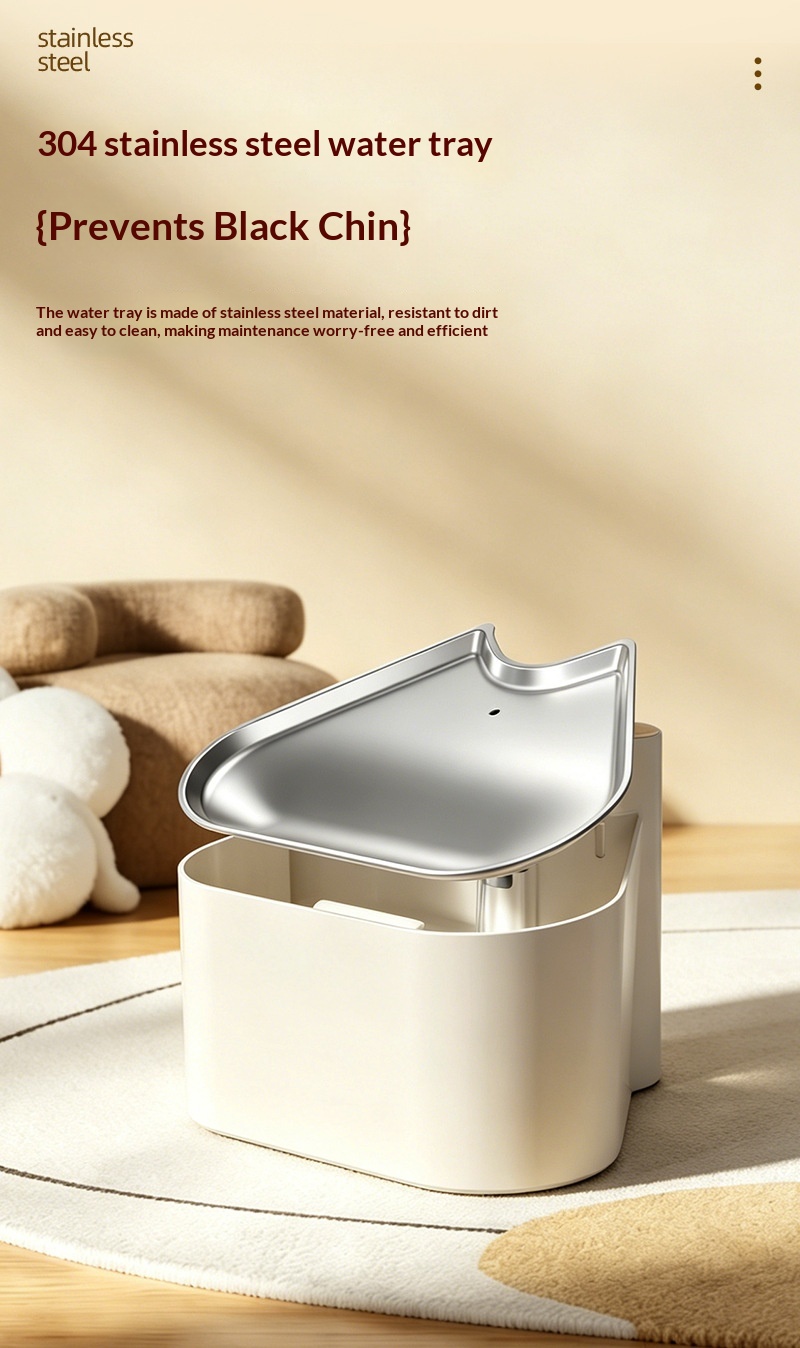 Smart Sensor Wireless Circulating Filtered Pet Water Fountain photo 4
