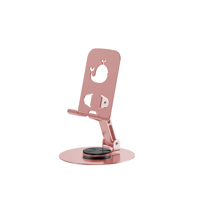 KP-934 Metal Desktop Phone Tablet Stand Adjustable Foldable Rotatable Ideal For Streaming Live Broadcasting And Filming In Stock photo 8