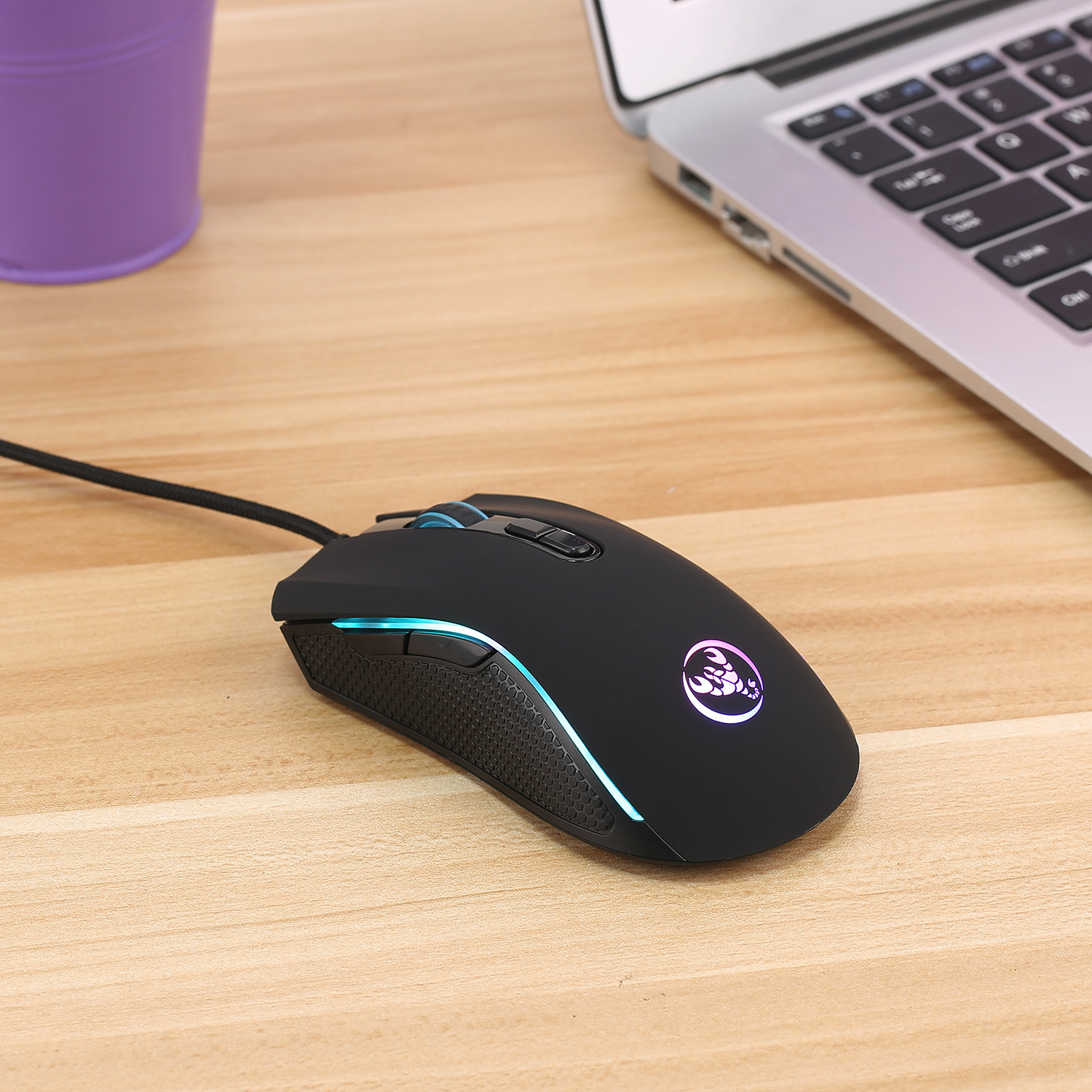 Gaming Usb Luminous Wired Keyboard Floating Manipulator photo 5