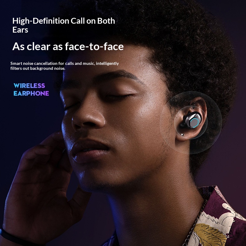 Cross Border Explosion M127 Long Range Hanging Earphone Private Model High Color Value Low Latency Wireless Bluetooth Headphones Wholesale photo 5