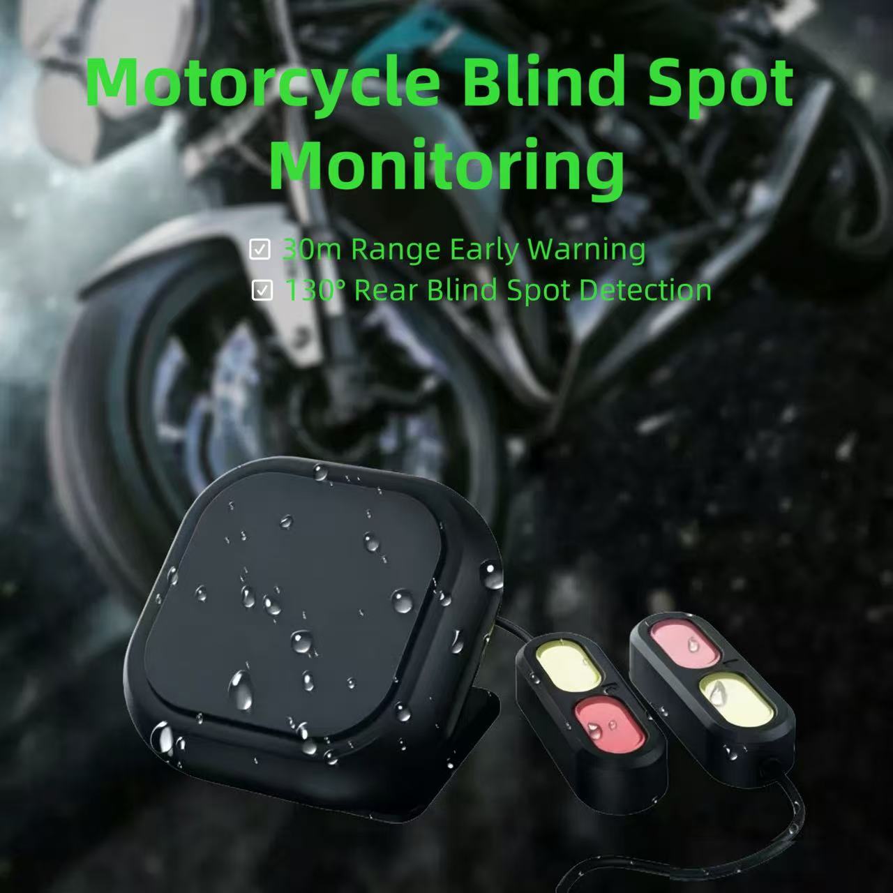 Motorcycle Blind Spot Monitoring 24G Millimeter Wave BSD Pre Alert photo 1