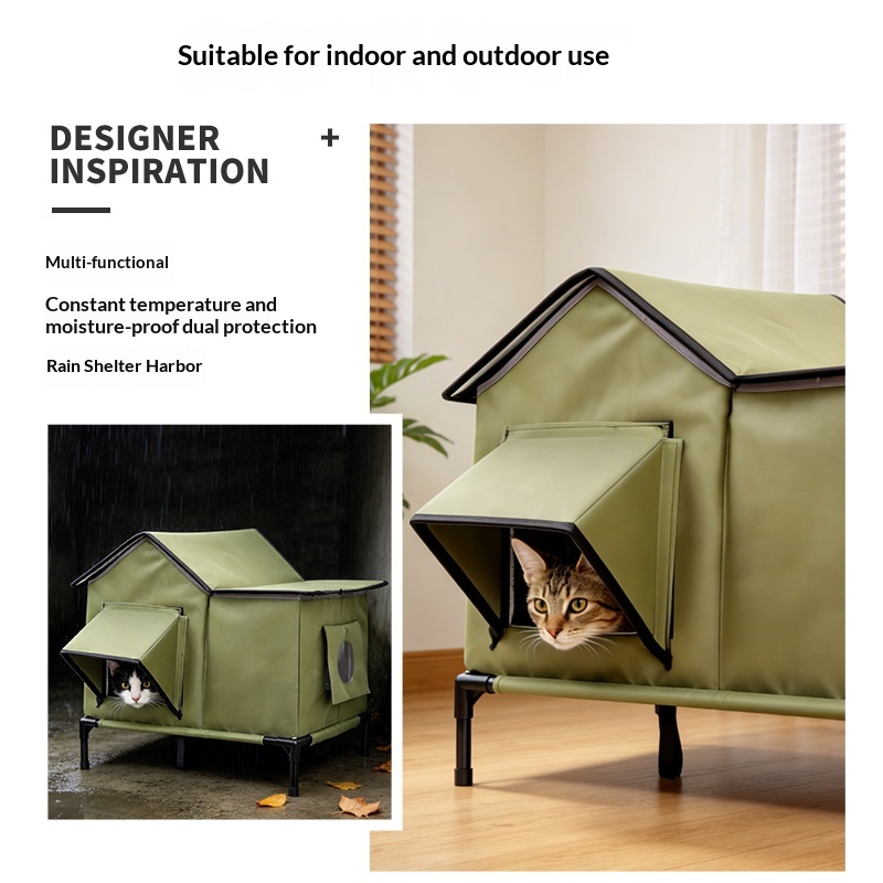 Cat Bed For Winter Warmth, Suitable For Outdoor Use In All Seasons, Heat-Retaining Small Dog Bed, Pet Supplies, Amazon Bestseller photo 7