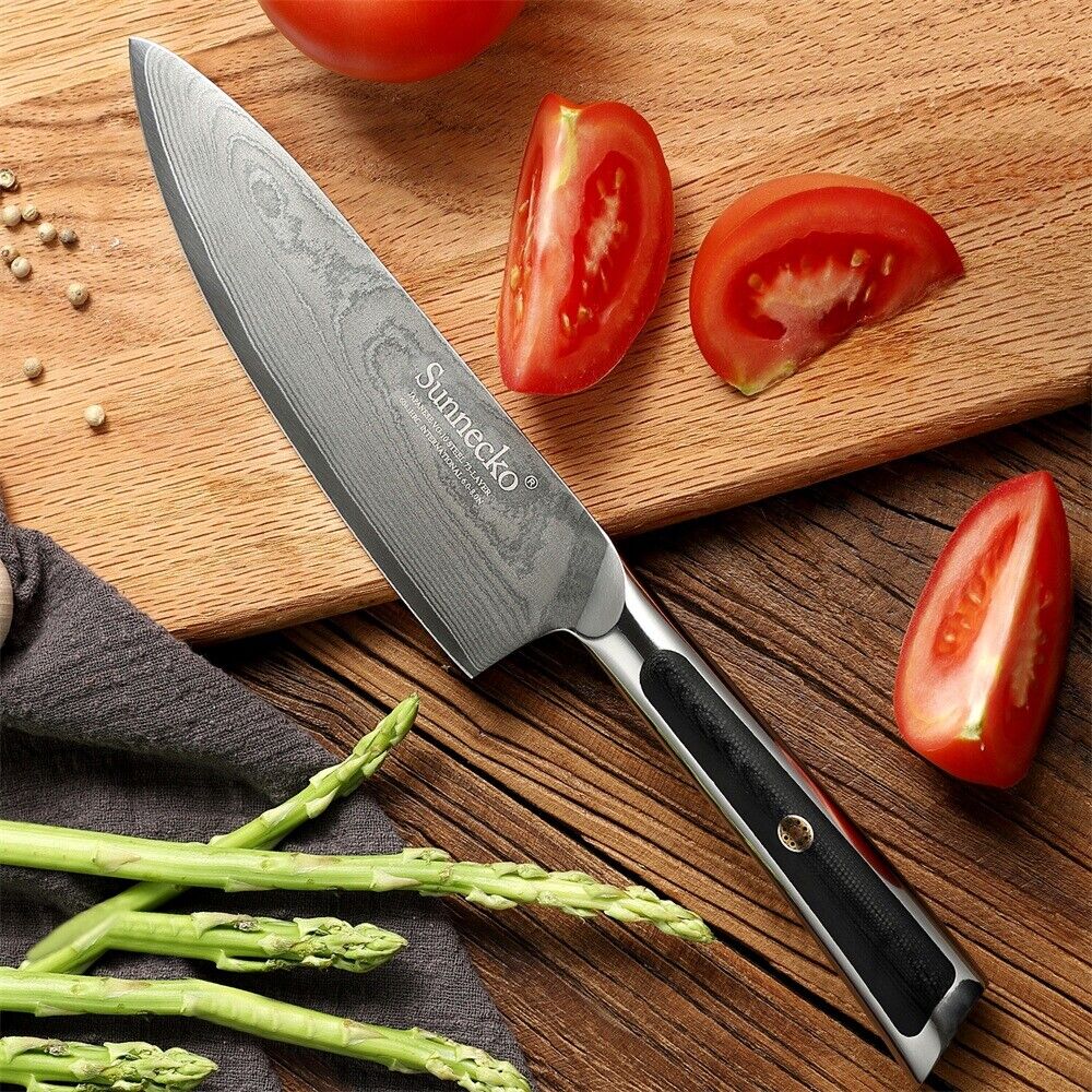 Chef Knife 6.5 Inch Kitchen Cutlery Japanese Knife Damascus Steel Meat Cleaver photo 6