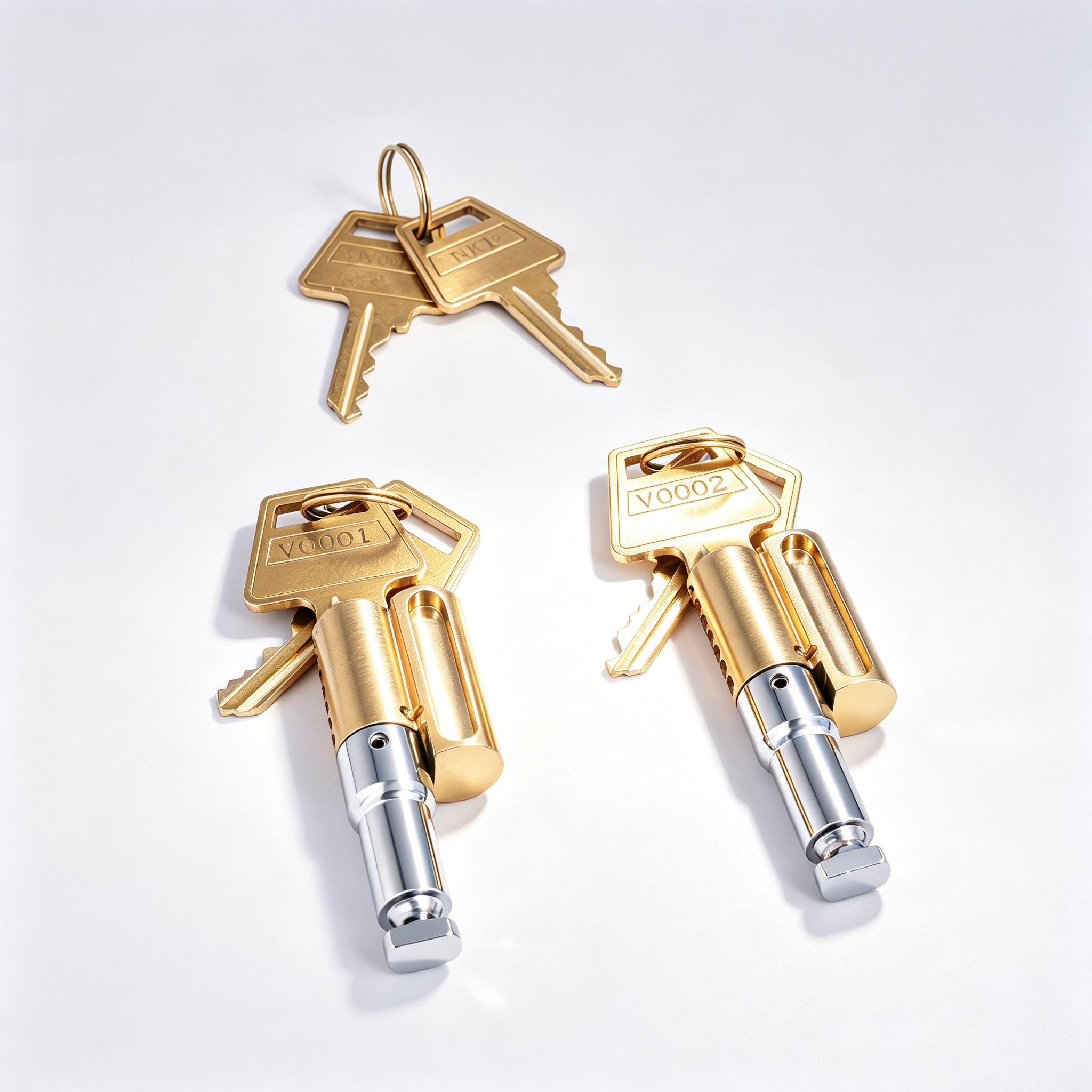 High Security 6 Pins Euro Cylinder Lock Master Key System For Front Door photo 1