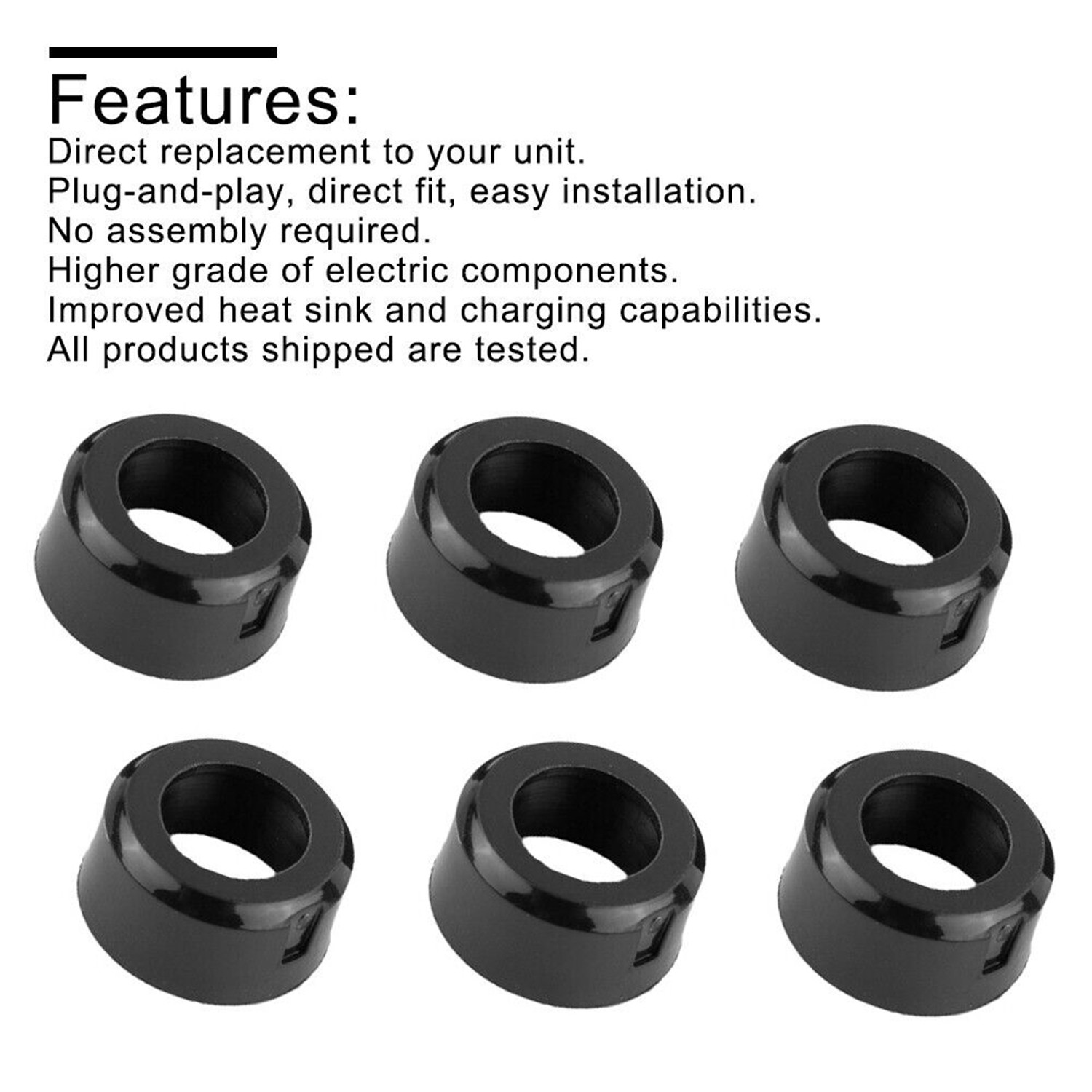 F77Z-9G512-AA 6Pcs Fuel Injector Seal Adaptor 926-028 For Ford Explorer Mustang photo 3