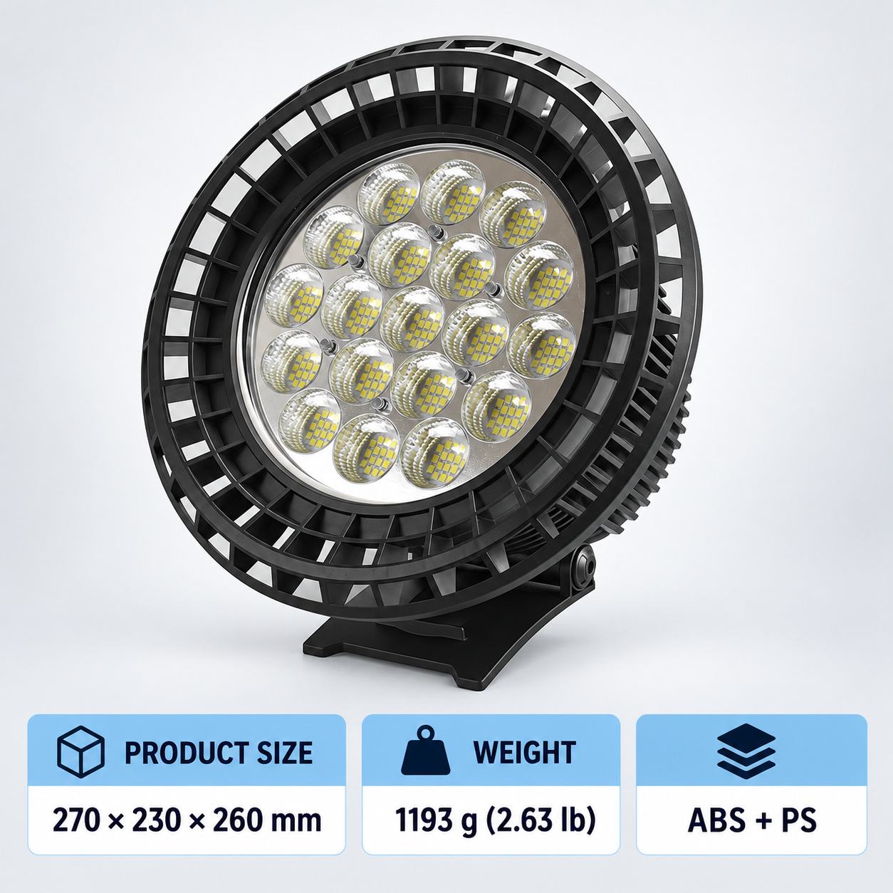 Rechargeable Battery Display LED Work Light 9000mAh For Auto W871A 22000LM SMD 2835 Flood Red photo 6