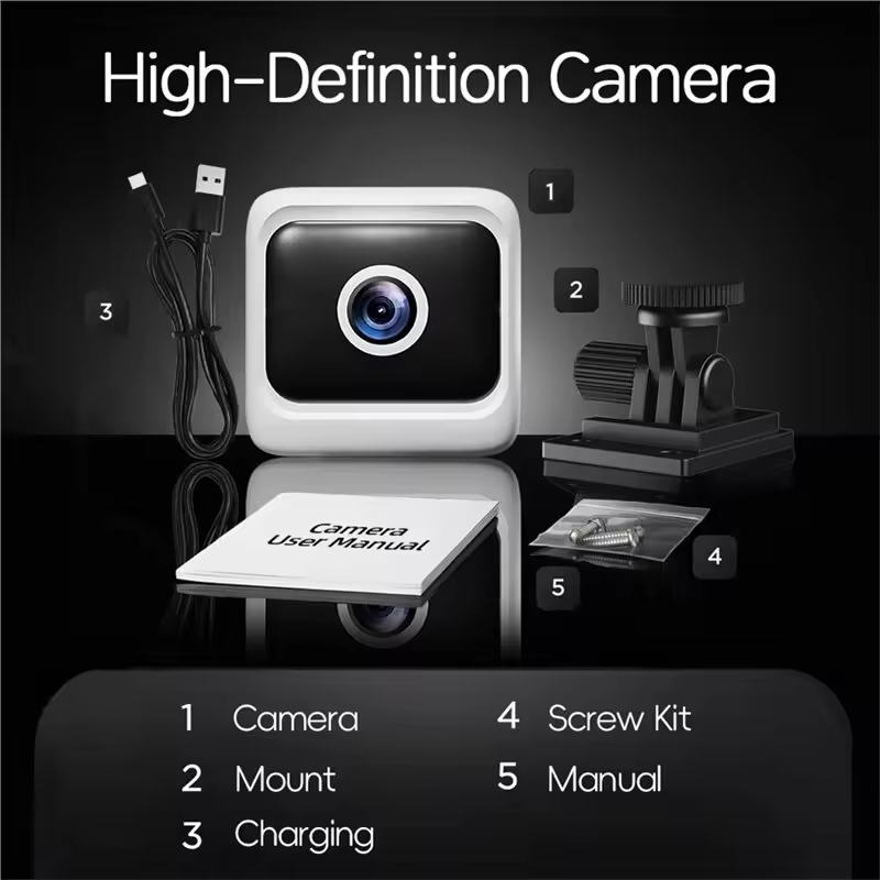 W11 Wireless Security Camera 1600Mah Battery, Motion Detection& Smart Alert System, Compact Design With Cloud Storage photo 2