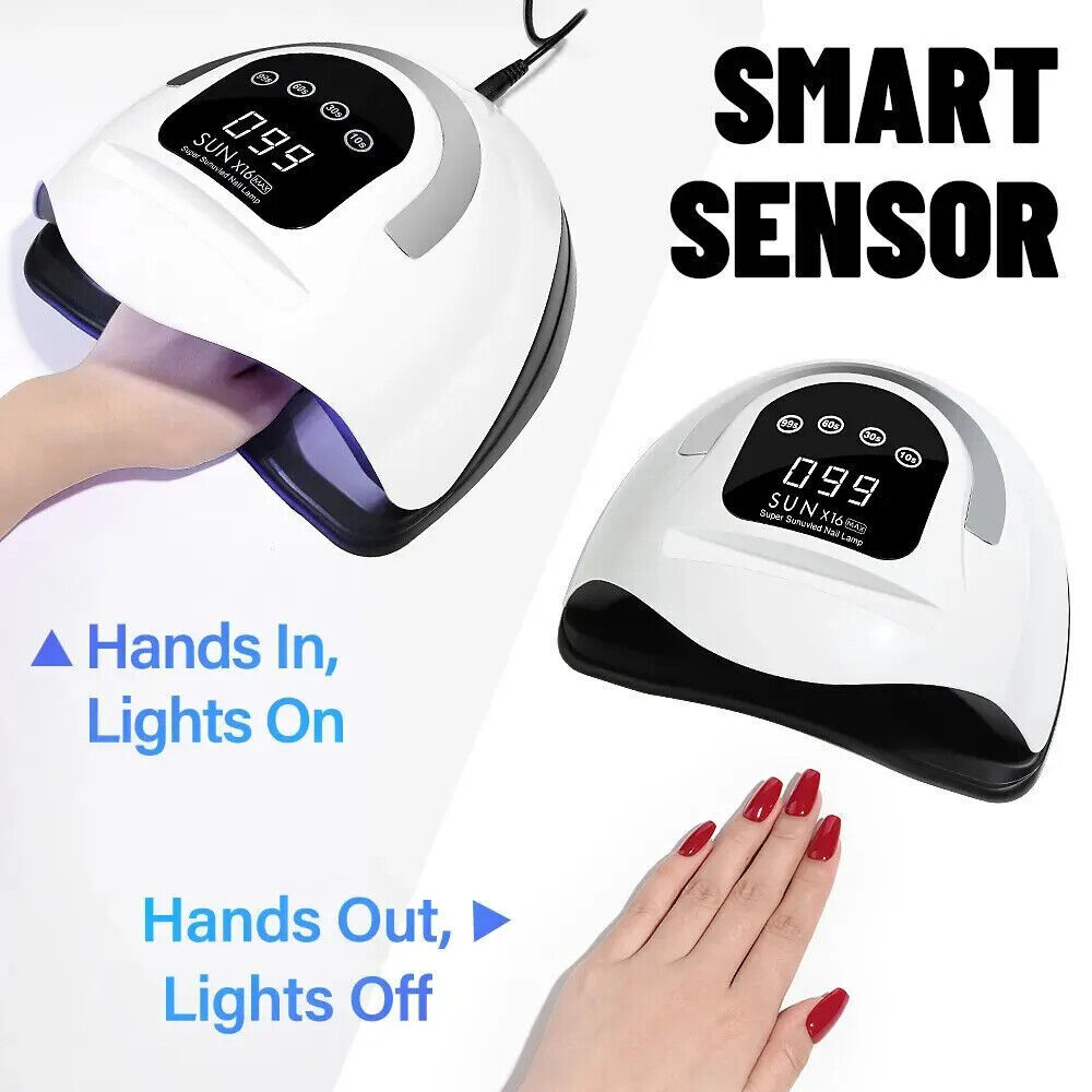 320W SUN X16 MAX Manicure Curing Machine UV LED Light Nail Gel Polish Dryer Lamp photo 1