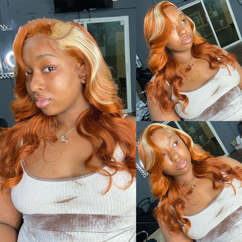 Front Lace Head Cover 350 Highlights Two Strands photo 5