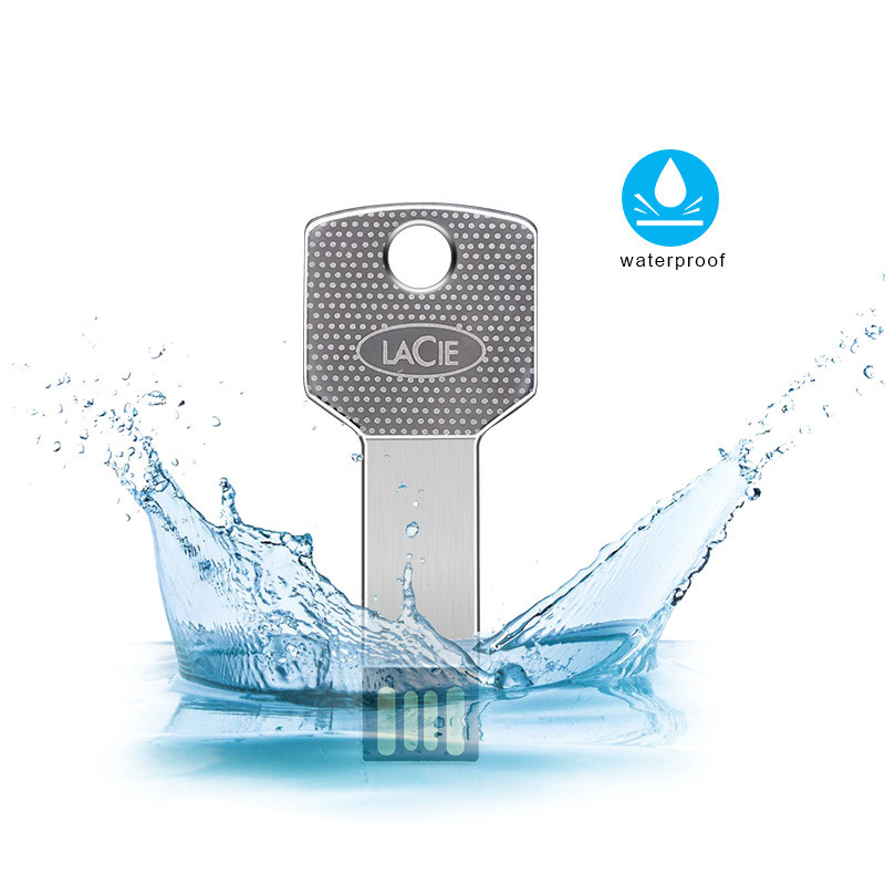 Ultra-thin Waterproof Conjoined Metal Key USB Drive photo 2