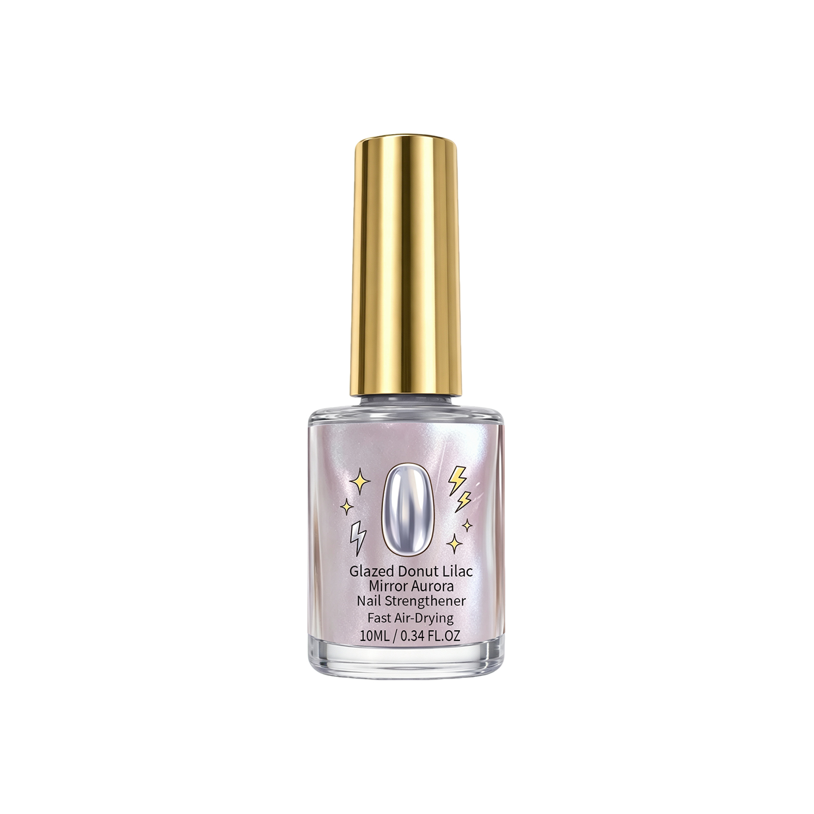 Mirror Aurora Purple Nail Polish 10ml 1piece photo 1