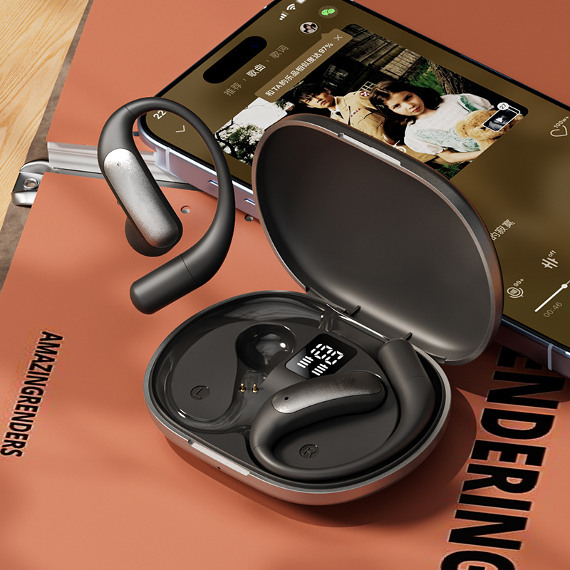Cross Border Explosion M127 Long Range Hanging Earphone Private Model High Color Value Low Latency Wireless Bluetooth Headphones Wholesale photo 5