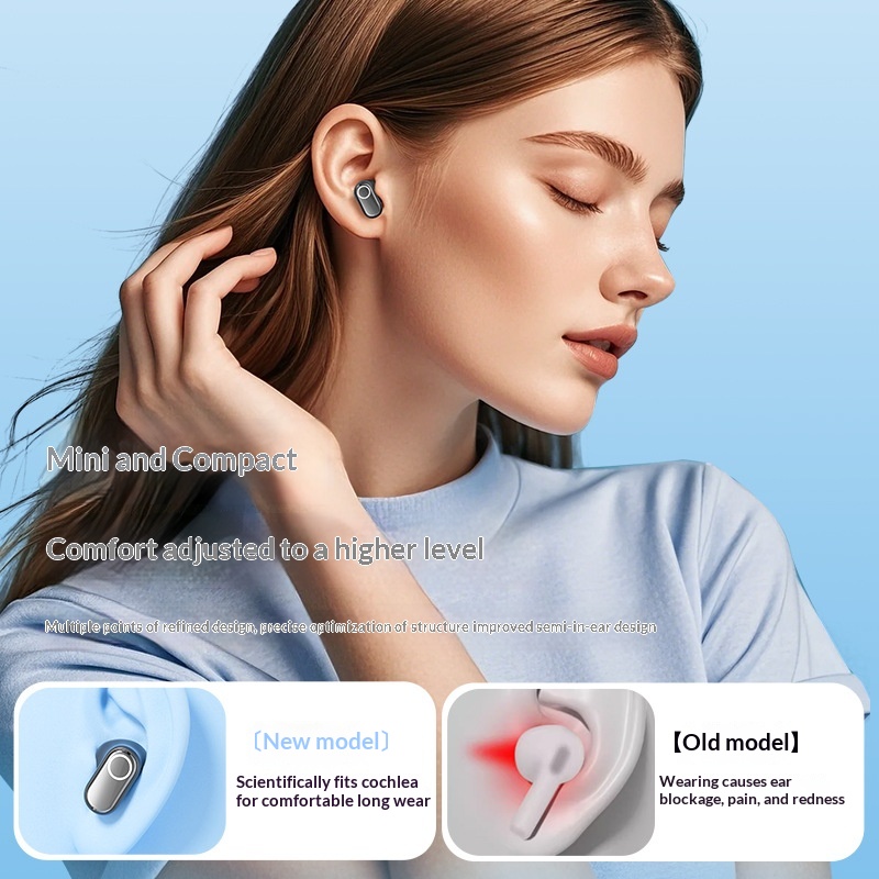 Cross Border Explosion M86 Transparent Cover Digital Headphones Ultra Long Range In-Ear Comfortable Wireless Bluetooth Headphones Wholesale photo 4