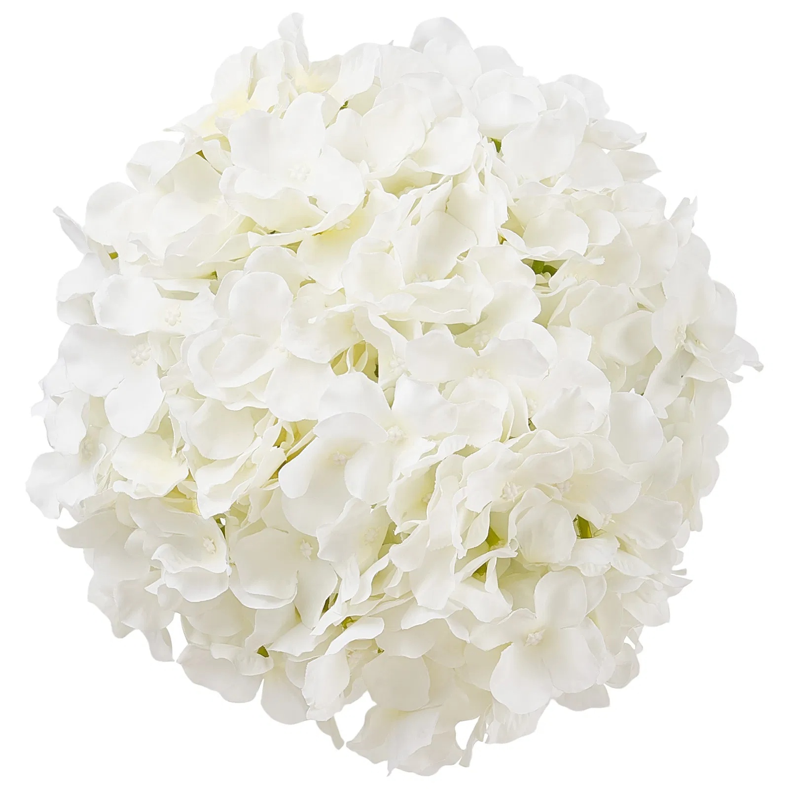 Artificial Flowers, 65 Pcs Real Looking White Silk Fake Hydrangea Bulk, White Faux Bridal Shower With Stems For DIY Wedding Bouquets, Home Centerpieces Arrangements, Party Tables Decorations photo 7